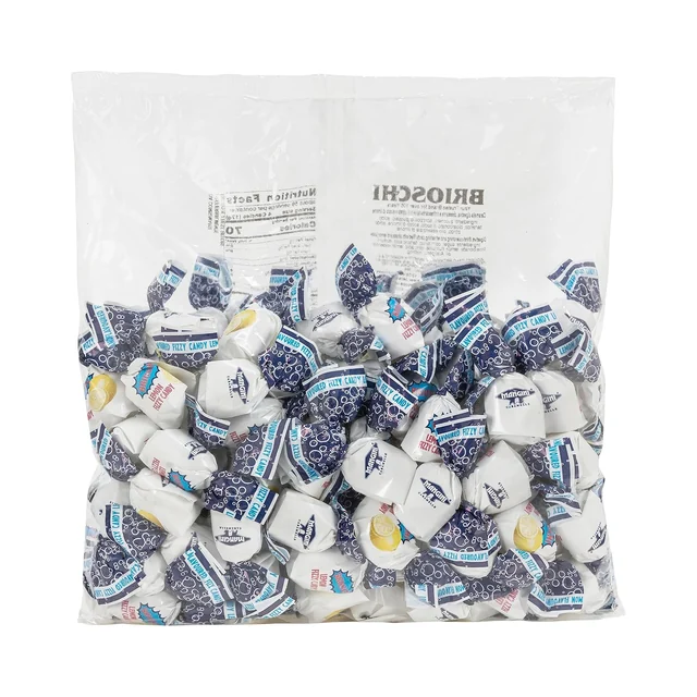 Lemon Fizzy Candies — 2.2 lb bulk bag