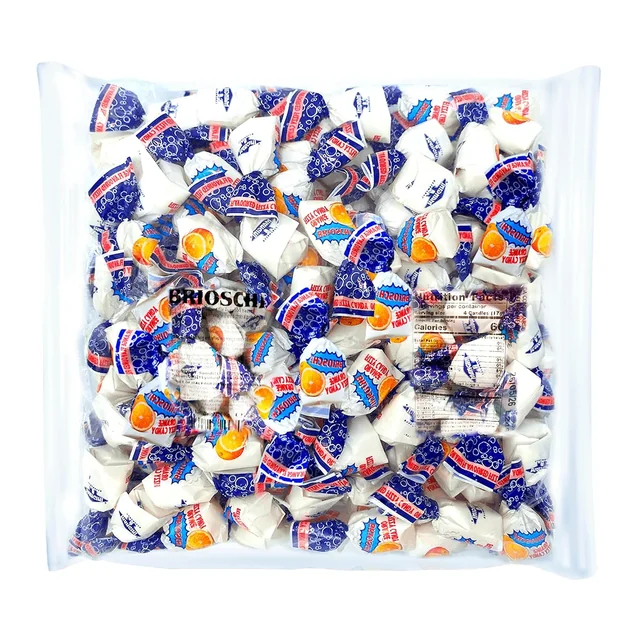 Orange Fizzy Candies — 2.2 lb bulk bag